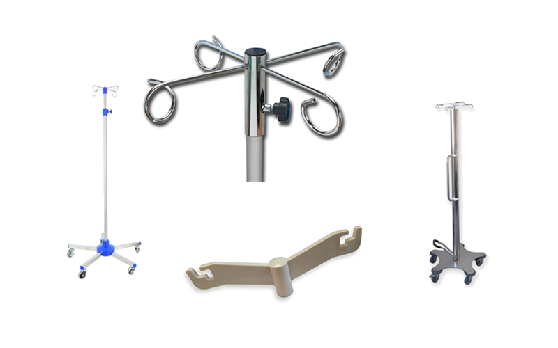 IV stands and accessories and infusion stands