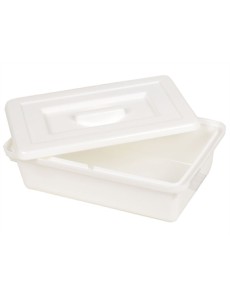 INSTRUMENT TRAY WITH COVER 220x150x70 mm - plastic