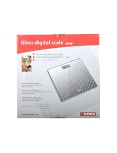 GLASS DIGITAL SCALE - grey