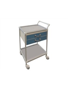 DELUXE TROLLEY with 2 drawers