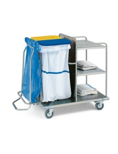 LAUNDRY TROLLEY - stainless...