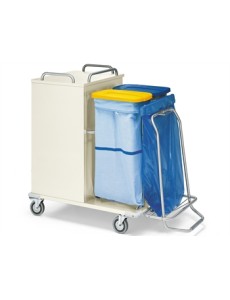 CLOSED LAUNDRY TROLLEY -...