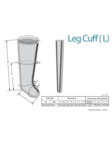 LEG CUFF L - 6 CHAMBERS -...