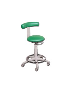 STOOL with ring - green
