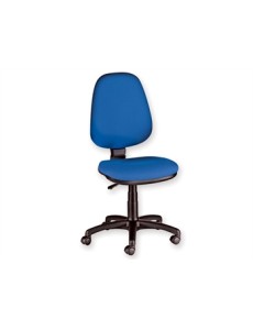 CUNEO CHAIR without armrest - fabric- blue