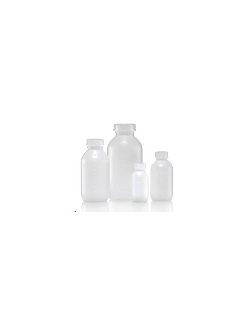 Middle neck bottles, HDPE, series 307, with screw cap, PP