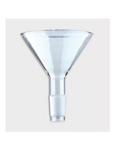 Powder funnel with NS core, borosilicate glass 3.3