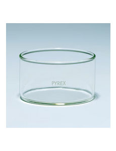 Crystallizing dish, flat bottom, Pyrex®