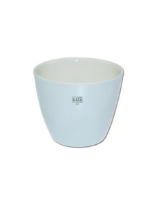 LLG melting pot, porcelain, medium height