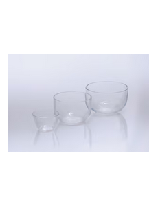 Crucible, quartz glass, medium height