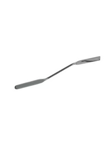 Double spatula, 18/10 steel, curved