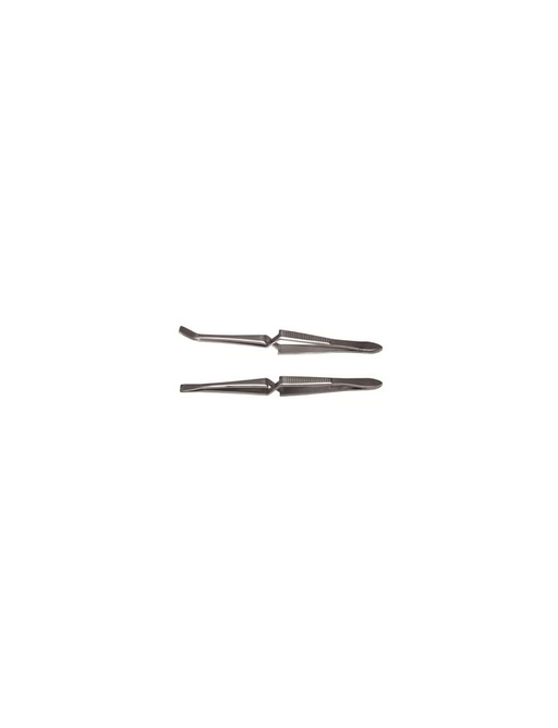 LLG cover glass tweezers, self-clamping, stainless steel
