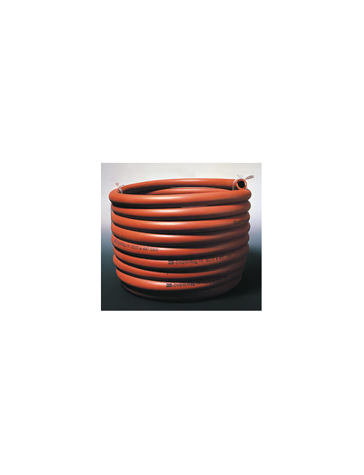 Gas safety hose, rubber, without reinforcement