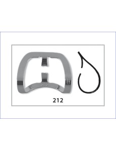 Fit Rubberdam Ivory-style clamps (cervical)