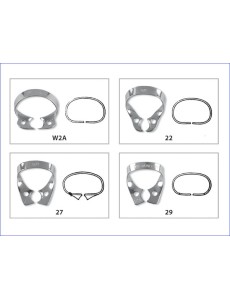 Fit® Rubberdam Bicuspid clamps wingless