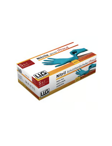 LLG disposable gloves strong, nitrile, powder-free