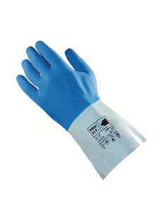 Chemical protection glove Pro-Fit 6240, super blue, latex