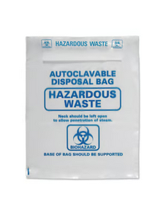 LLG disposal bags, PP, with biohazard print