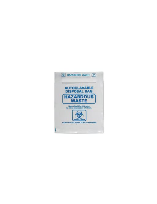 LLG disposal bags, PP, with biohazard print