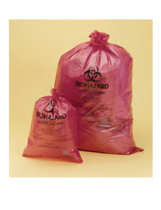 Disposal bag, biohazard, PP, 38µm