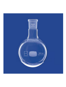 Round bottom flask with...
