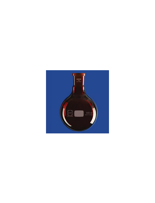 Round bottom flask, with standard grinding, brown, DURAN®