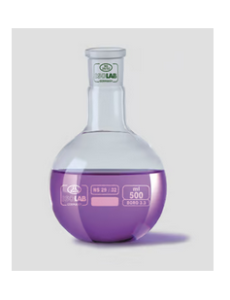 Ballon rodé standard, verre borosilicaté 3.3