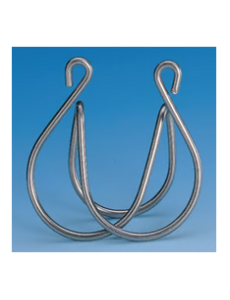 Wire clamps for standard cuts, chrome-nickel steel