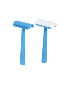 DISPOSABLE SURGICAL RAZORS - one blade on both sides with comb