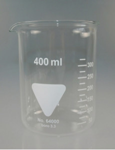 Beaker, borosilicate 3.3, low form