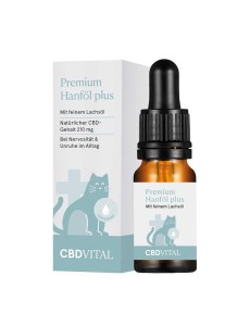 CBD Vital – CBD Hanföl für Katzen 2,1% (210mg / 420mg) – 10ml