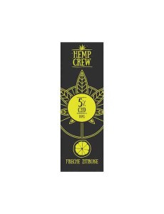 Hemp Crew – Cheeky Lemon – Huile de CBD 5% / 10% (500mg / 1,000mg) – 10ml