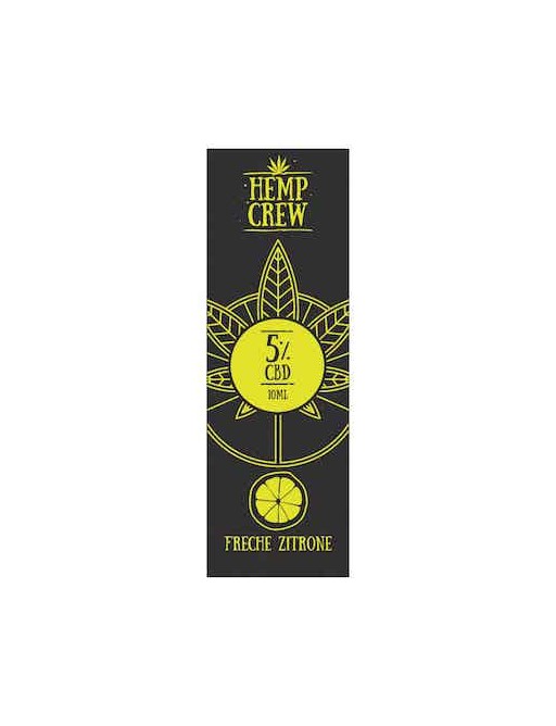 Hemp Crew – Cheeky Lemon – Huile de CBD 5% / 10% (500mg / 1,000mg) – 10ml