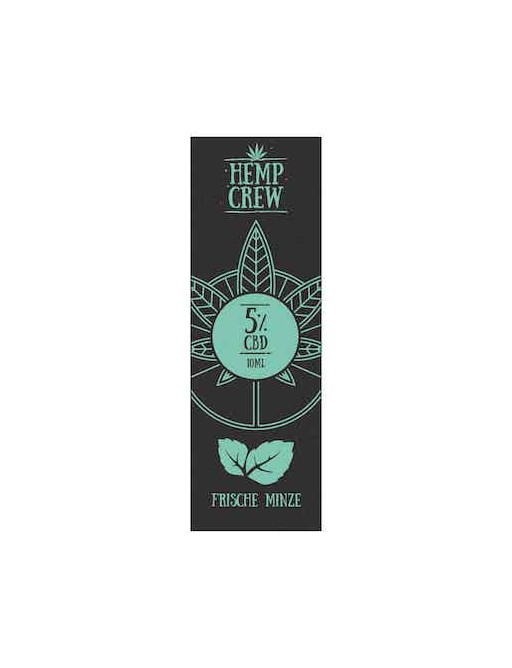 Hemp Crew – Fresh Mint – CBD Oil 5% / 10% (500mg / 1,000mg) – 10ml