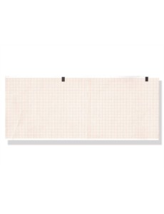 ECG thermal paper 108x140mm x200s pack - orange grid
