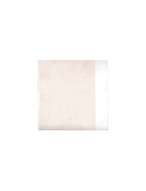 ECG thermal paper 210x20 mm x m roll - orange grid