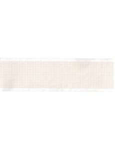 ECG thermal paper 63x30 mm x m roll - orange grid