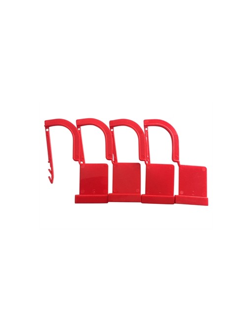 PLASTIC SECURITY SEAL - red