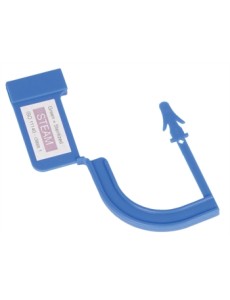 PLASTIC SECURITY SEAL WITH STEAM INDICATOR - blue