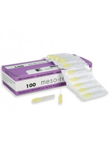 MESOTHERAPY LUER NEEDLES 30G 0,30x6 mm - yellow